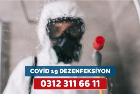 Covid 19 (Korona Virüsü) Dezenfeksiyon